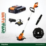 Neptune GT‑20 2‑in‑1 Cordless Grass Trimmer & Brush Cutter (2000 mAh Li‑ion, 26 cm Cutting, Telescopic Handle)