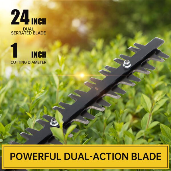 Neptune HT‑600 2‑Stroke Petrol Hedge Trimmer (25.6 cc Engine, 24″ Dual‑Action Blade, Lightweight & Powerful) - Image 5