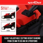 Neptune HG‑1600 Electric Lawn Mower (1600 W Single‑Phase Motor, 15″ Steel Blade, 50 L Grass Box) - Image 7
