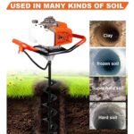Neptune AG‑63 63cc Single-Person Petrol Earth Auger (2‑Stroke Engine, 8″ Drill Bit) - Image 6