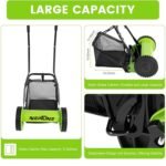Neptune 16.5″ Manual Reel Lawn Mower (Adjustable Push Reel, 4-Blade Cutting, Lightweight Design) - Image 6