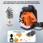 Neptune 63cc Backpack Petrol Leaf Blower (2‑Stroke Engine, Air Volume ~0.3 m³/s, High Velocity, Backpack Design) - Image 3
