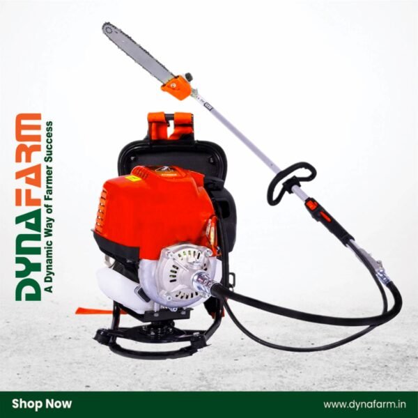 Balwaan BX‑35B Backpack Brush Cutter with Chainsaw & Attachments (35 cc, 4‑Stroke Engine, 5-in-1 Multi‑Tool) - Image 1