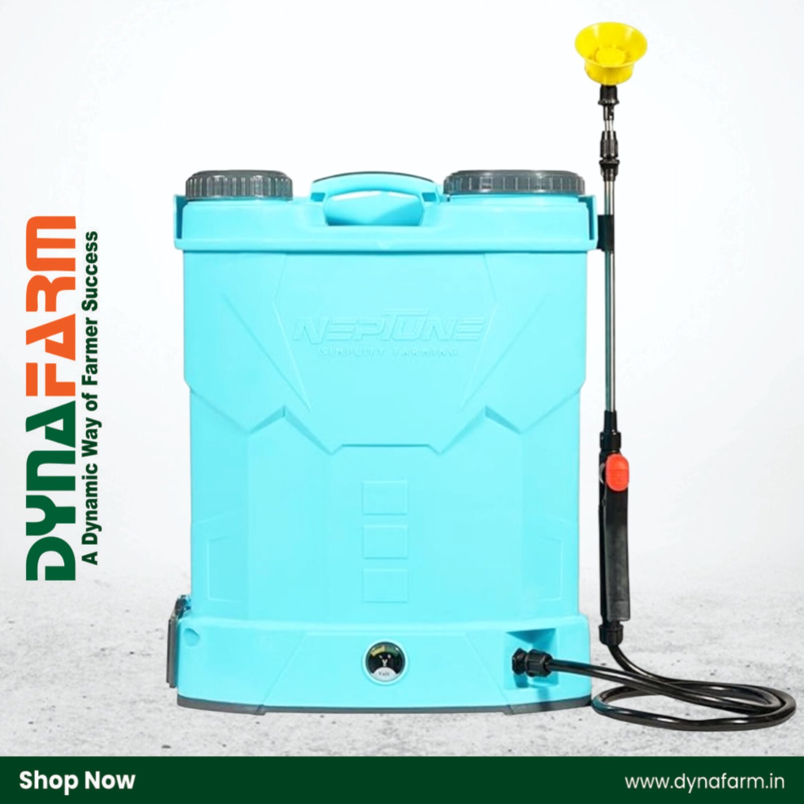 InShot_20250719_135510242 Neptune DK-13 Battery Sprayer – 12V 12Ah | 20L Tank | Double Motor | High-Pressure 4.5 LPM - Image 1