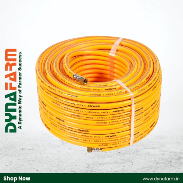 Neptune 8.5 mm 5‑Layer Heavy Duty PVC Hose Pipe – 50 Metre & 100 Metre | Flexible, Durable, High-Pressure Water Hose - Image 1