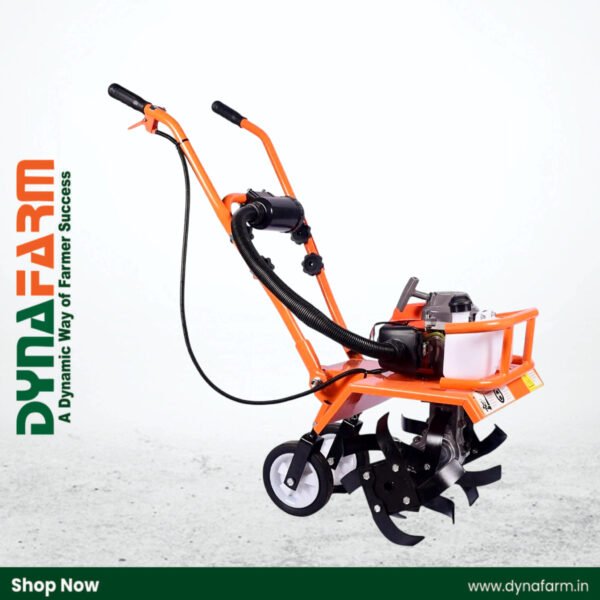 Neptune NC‑62 62 cc 2‑Stroke Petrol Mini Power Tiller (40 cm Width • 10–12 cm Depth • 3 HP) - Image 1
