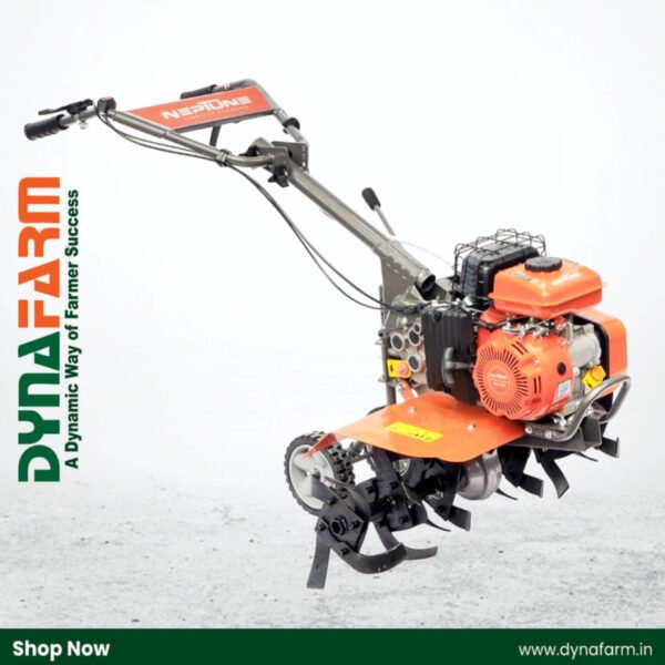 Neptune NC‑100 98 cc 4‑Stroke Petrol Power Tiller (3 HP • 60–75 cm Width • 10 cm Depth) - Image 1
