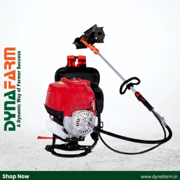 Balwaan BX‑35T Backpack Brush Cutter with Tiller Attachment (35cc, 2-Stroke Engine, Dual-Function: Grass Cut & Soil Tilling) - Image 1