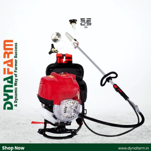 Balwaan BX‑35B Multi‑Function Backpack Brush Cutter (35 cc, 2‑Stroke Engine, Grass Cutting + Chainsaw + Tiller Attachments) - Image 1