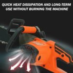 Neptune 2600W Electric Chain Saw (Copper Motor, 16″ Guide Bar, 4,800 RPM, Automatic Oiler) - Image 4