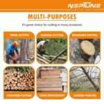 Neptune CS‑58M Magnesium-Body 22″ Petrol Chain Saw (2‑Stroke Engine, Heavy-Duty Bar, Easy Start)) - Image 7
