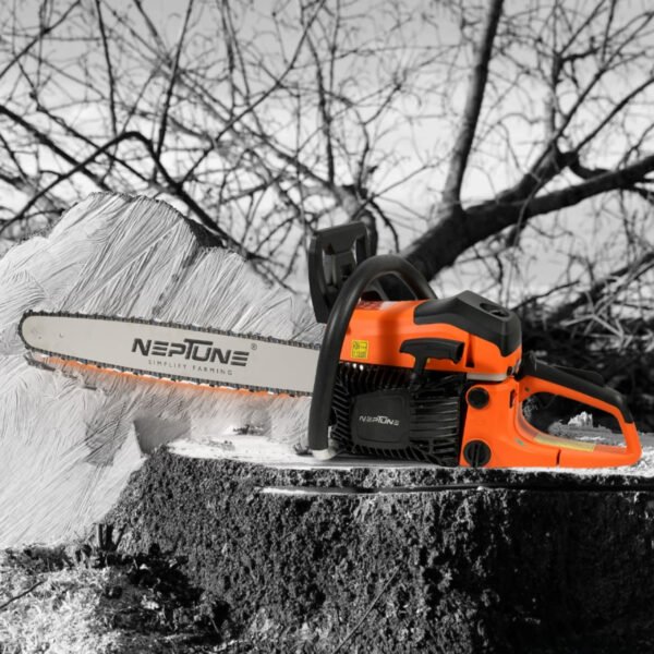 Neptune CS‑58M Magnesium-Body 22″ Petrol Chain Saw (2‑Stroke Engine, Heavy-Duty Bar, Easy Start)) - Image 8