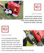 Neptune 26cc Petrol Telescopic Pole Pruner (12″ Bar, 2-Stroke Engine, Ideal for Tree Pruning & Forestry) - Image 7