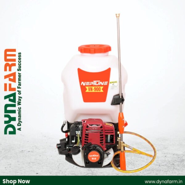 Neptune VN‑900 4-Stroke Knapsack Power Sprayer (35cc Petrol Engine, Brass Pump, 50 PSI, High Pressure) - Image 1