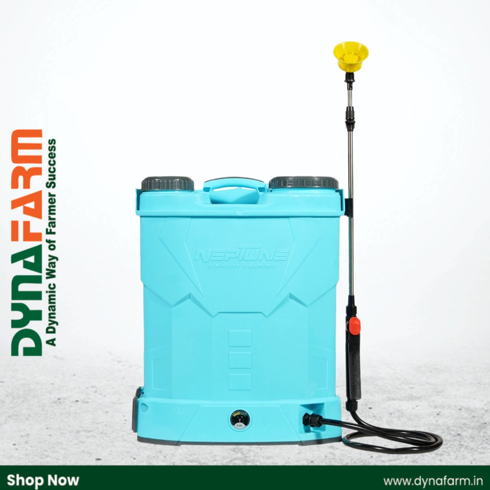 InShot_20250728_172922560 Neptune DK-13 Battery Sprayer – 12V 12Ah | 20L Tank | Double Motor | High Pressure up to 20 Feet - Image 1