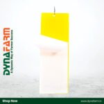 Dyna PVC Sticky Trap Yellow™ | 11×28 cm Pest Trap for Whitefly, Aphid & Jassid Control – Pack of 10/25/50/100