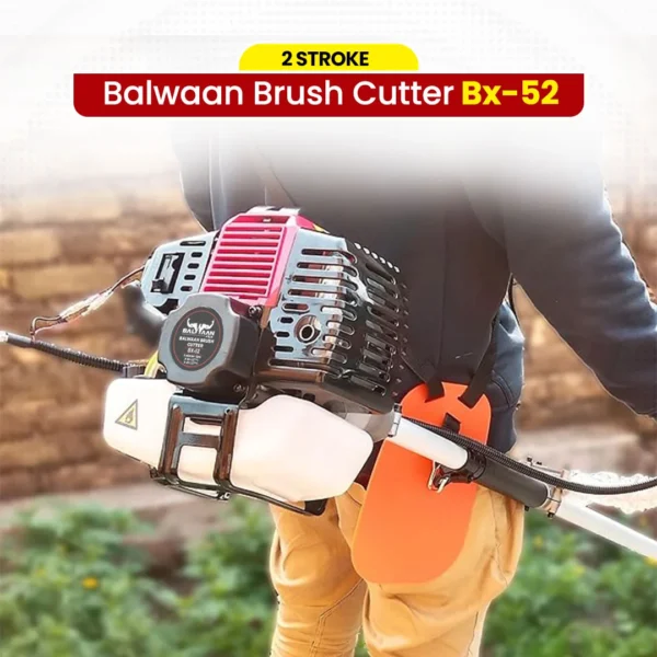 Balwaan BX‑52 Side Pack Brush Cutter (52cc, 2-Stroke Engine, Heavy-Duty Agriculture Use) - Image 8