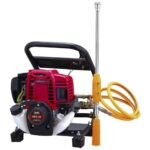 Balwaan Portable Power Sprayer BPS-35 | 35cc 4-Stroke Petrol Engine, Brass Pressure Pump | 50M Hose, 2 Spray Guns, Free 500ml Engine Oil | For Gardening & Cleaning - Image 2