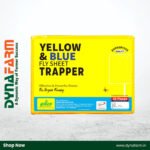 Dyna Sticky Trap Mix™ | Yellow + Blue A5 Insect Trap Sheets for Whitefly, Thrips & Aphid Control – Pack of 10/25/50/100