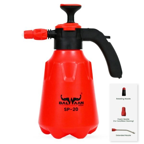 Balwaan SP-20 Manual Sprayer |2 Litres, Hand-Operated, Compact Design, for Home & Garden Use - Image 2