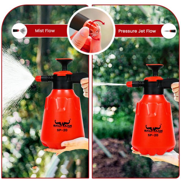 Balwaan SP-20 Manual Sprayer |2 Litres, Hand-Operated, Compact Design, for Home & Garden Use - Image 7