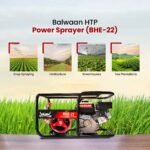 Balwaan BHE-22 No. HTP Sprayer with 6.5HP Engine | 3-Piston Brass Pump, 50 Meter Hose Pipe, Heavy Duty Frame - Image 6