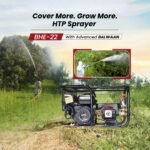 Balwaan BHE-22 No. HTP Sprayer with 6.5HP Engine | 3-Piston Brass Pump, 50 Meter Hose Pipe, Heavy Duty Frame - Image 7