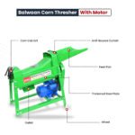 Balwaan CT‑500 Corn Thresher with Motor (1.3 HP, 500 kg/hr Capacity) – Available in Red & Green - Image 2