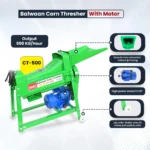 Balwaan CT‑500 Corn Thresher with Motor (1.3 HP, 500 kg/hr Capacity) – Available in Red & Green - Image 4