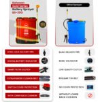 Balwaan BS‑30G Gold Series | Double Motor Battery Sprayer |12V x 12Ah Battery, First Time Digital Indicator, 20L Tank, With  Free LED Bulb with 15ft Cable - Image 6