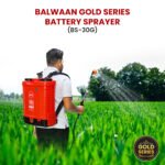 Balwaan BS‑30G Gold Series | Double Motor Battery Sprayer |12V x 12Ah Battery, First Time Digital Indicator, 20L Tank, With  Free LED Bulb with 15ft Cable - Image 9