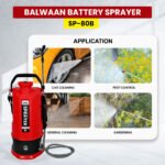 Balwaan SP‑80B | 8 L Li‑ion Battery Sprayer Pump - Image 5