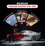 Balwaan PW‑350 High Pressure Washer (1800W Motor, Brass Pump Head, 120–150 Bar, 7.5 LPM Flow, 26ft Hose, Dual Lance) – Car, Bike & Home Cleaning Machine - Image 7