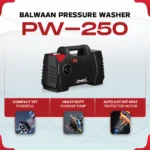 Balwaan PW‑250 High Pressure Washer (1800 W Copper Motor, 120–150 Bar, 5 L/min, 8 m Hose) – Car, Bike & Home Cleaning Machine - Image 8