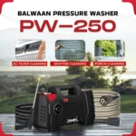 Balwaan PW‑250 High Pressure Washer (1800 W Copper Motor, 120–150 Bar, 5 L/min, 8 m Hose) – Car, Bike & Home Cleaning Machine - Image 9