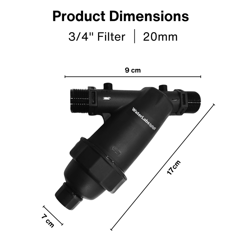 IMG_6059 WaterLabs WL0825 Water Tank Filter (50 Micron, Stainless Steel Mesh, UV-Stabilized Body) - Image 2