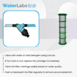 WaterLabs WL0820 Water Tank Filter (50 Micron, 200 Mesh, 3/4″, High Flow) - Image 4