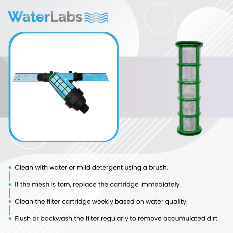 IMG_6063 WaterLabs WL0825 Water Tank Filter (50 Micron, Stainless Steel Mesh, UV-Stabilized Body) - Image 6