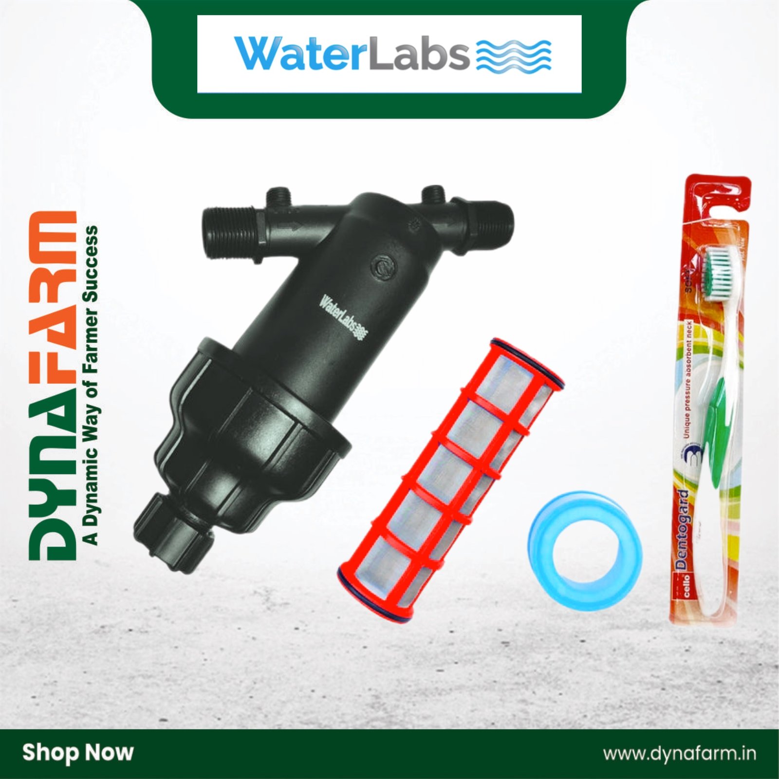 IMG_6081.JPEG WaterLabs 121Y Water Tank Filter | BIS Certified 90 Micron Screen | 7,000 L/hr Flow | Includes Cleaning Brush & Teflon Tape | 1-Year Warranty - Image 1