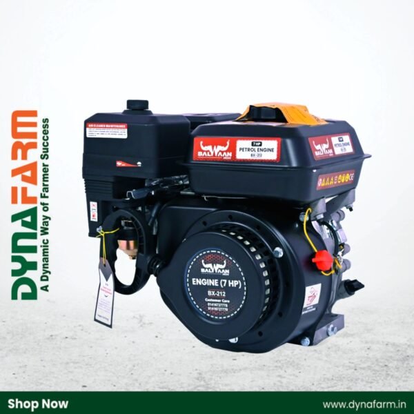 Balwaan BX-212 Bare Petrol Engine (7 HP, 212cc, 4-Stroke, 3600 RPM) - Image 1