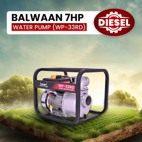 Balwaan WP-33RD Diesel Water Pump | 7 HP 4-Stroke, 3-Inch Outlet, 22 m Head, 8 m Suction – Heavy Duty Irrigation & Drainage Pump - Image 7