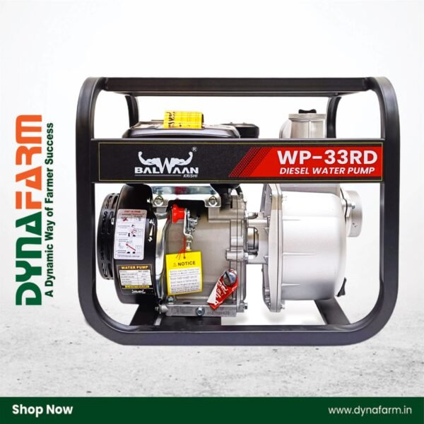 Balwaan WP-33RD Diesel Water Pump | 7 HP 4-Stroke, 3-Inch Outlet, 22 m Head, 8 m Suction – Heavy Duty Irrigation & Drainage Pump - Image 1