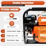 Neptune NPP-30 Petrol Water Pump (6.5 HP, 196 cc, 3″ Inlet/Outlet, 30 m Head, 7 m Suction) - Image 9