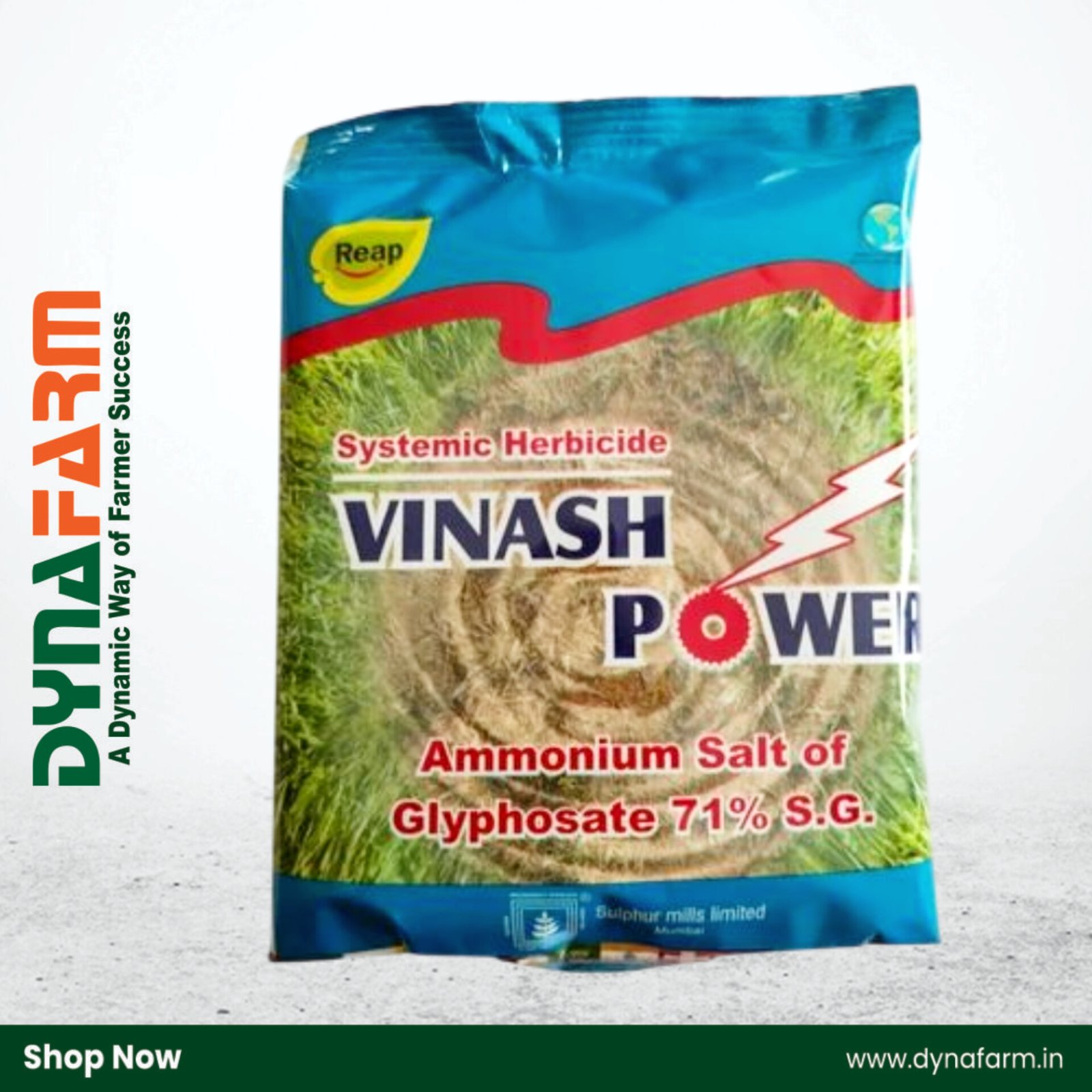 InShot_20260306_143113933.jpg Sulphur Mill Vinash Power – Glyphosate 71% SG | Non-Selective Herbicide for Weed Management - Image 1