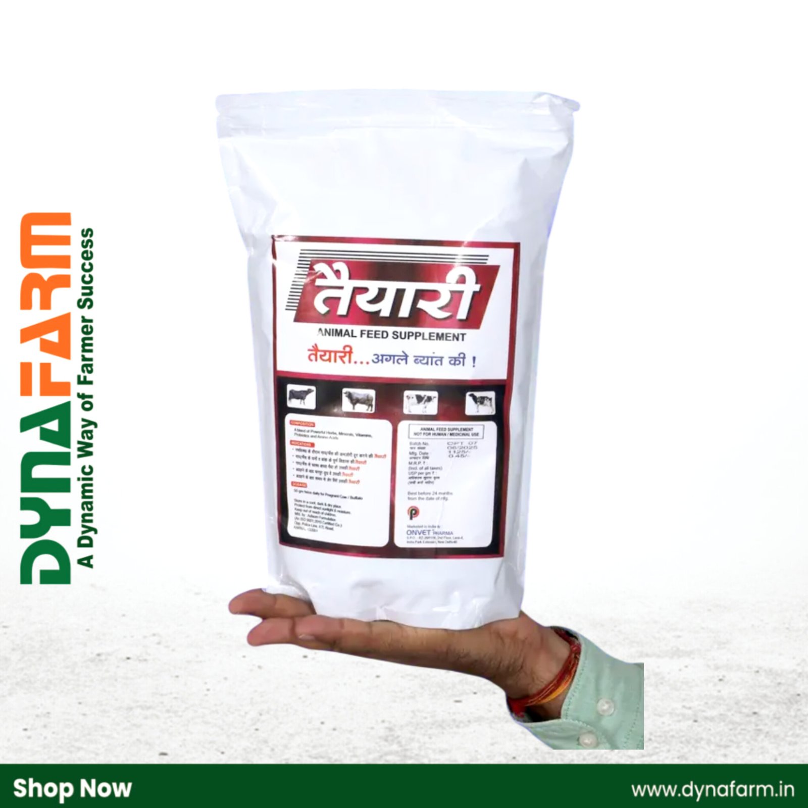 TYARI Taiyari – Udder Development Supplement for Pregnant Cows & Buffaloes - Image 1