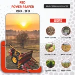 RBD PR-P Power Reaper Petrol – Heavy-Duty Paddy & Grain Cutting Machine - Image 3