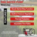 RBD WP-2 Water Pump – Heavy-Duty 2×2 Irrigation Pump - Image 3