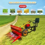 RBD Power Reaper with seat 5HP  – Heavy-Duty Paddy Cutting Machine | High Performance Farm Harvester - Image 4