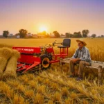 RBD SPR-D10 Self Power Reaper with Seat – Heavy-Duty 10HP Self-Start Harvesting Machine