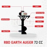 RBD Earth Auger 72CC – Powerful Petrol Post Hole Digger - Image 2